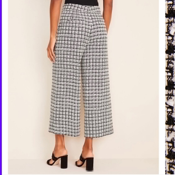 High rise  wide leg ankle pants - Picture 2 of 8